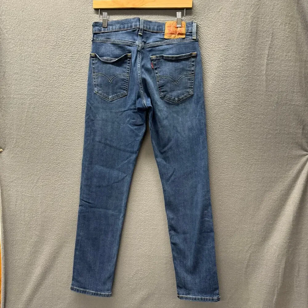 Levi's 502 Jeans Classic Taper Fit‎ Mens 30x32 (30x30 ACTUAL) Blue Denim Stretch